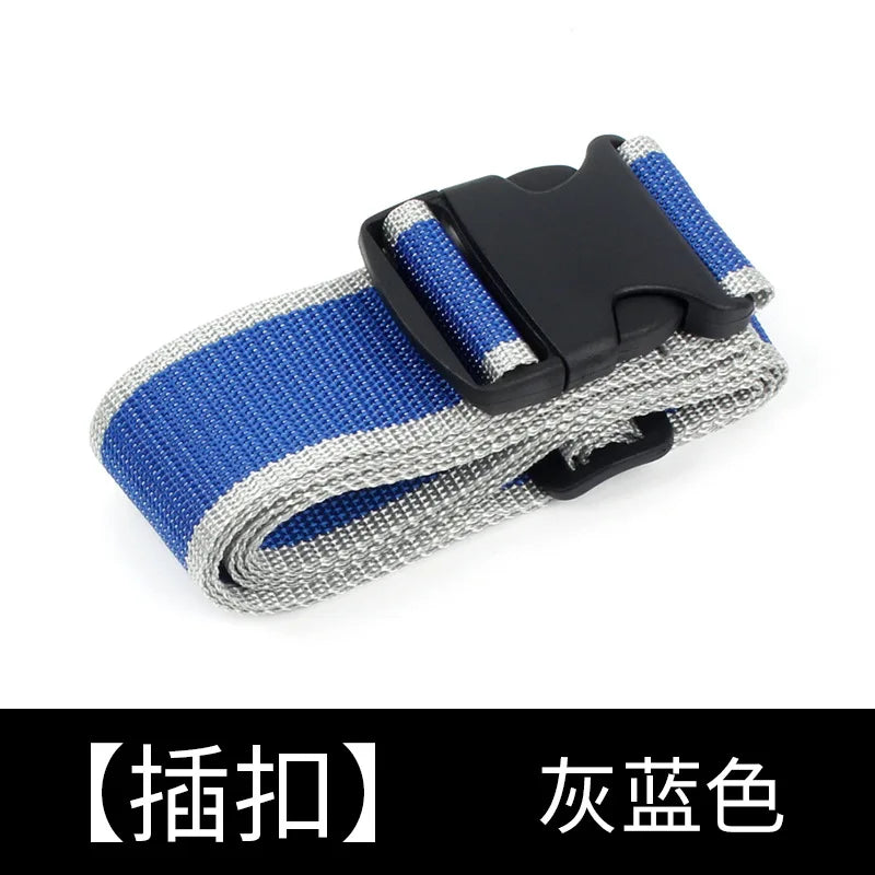 Straight Shaped Luggage Straps for Suitcase, Polyester Luggage Belt with Adjustable Release Buckle Travel Accessory ﻿