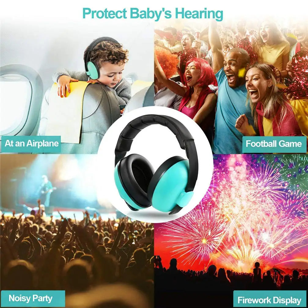 Anti Noise Child Earmuff Baby Ears Protection Children Sleep Ear Sleeping Earplugs Hearing Protection Safety Earmuffs