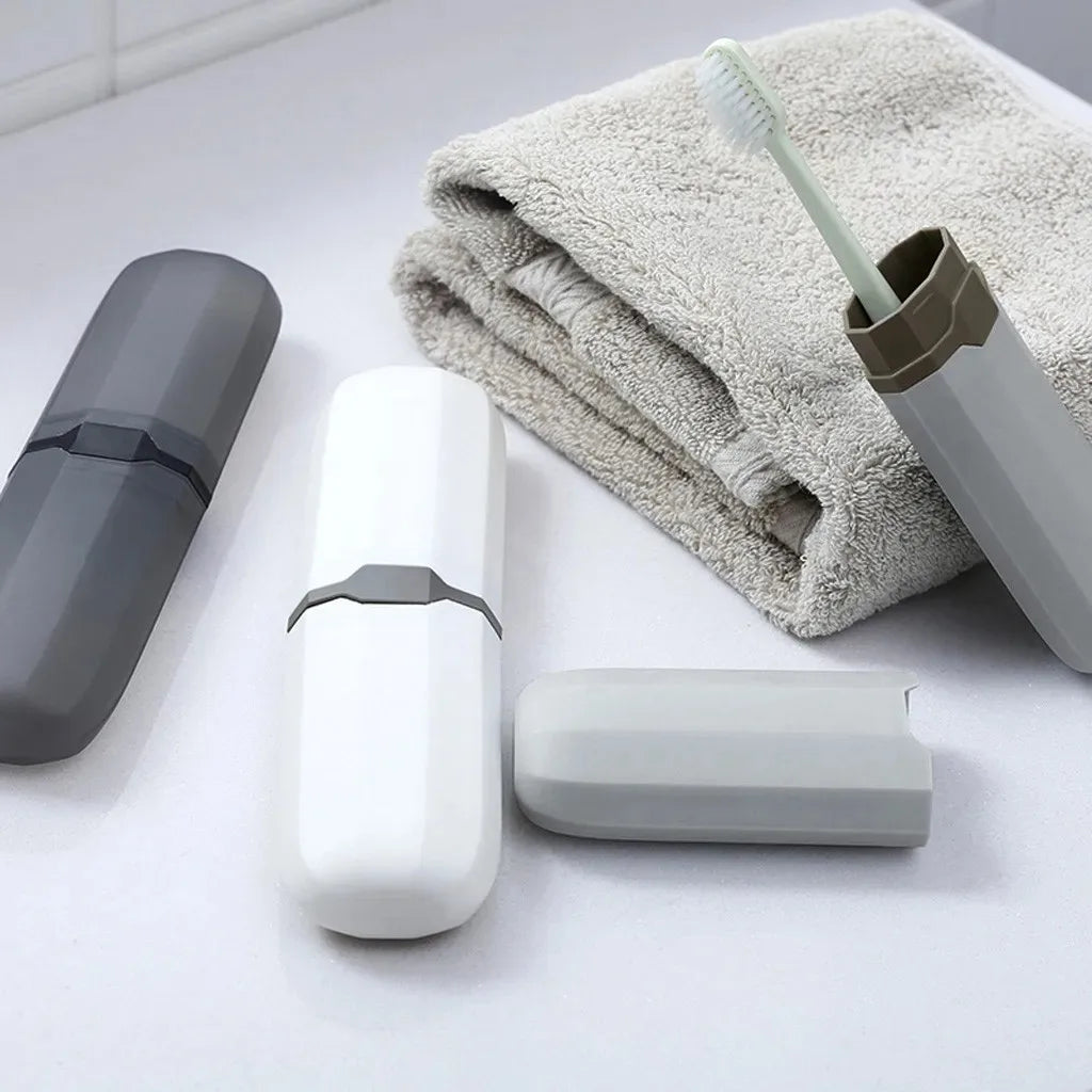 Portable Toothbrush Protect Holder Plastic Travel Camping Toothbrush Storage Box Cover Tooth Brushes Tube Cover Case Accessory