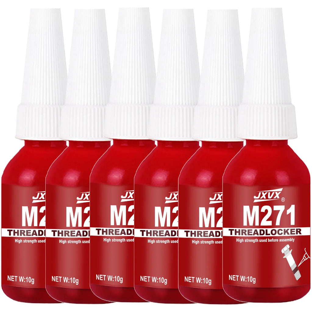 Threadlocker Blue\Red Nuts-Bolt Locker, Screw Anaerobic Adhesive Lock Tight Seal Fasteners Anaerobic Curing Metal Glue,Rustprof