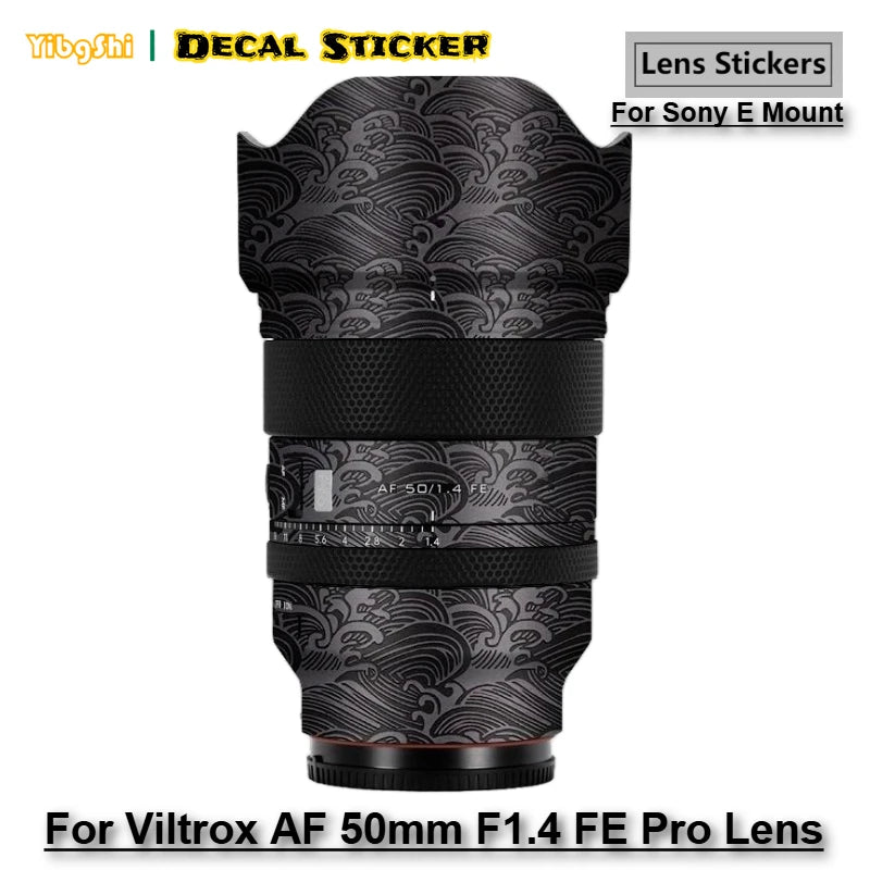 For Viltrox AF 50mm F1.4 FE Pro For Sony E Mount Lens Sticker Decal Skin Vinyl Wrap Film Coat AF50 50 1.4 F/1.4