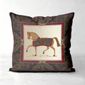 Stylish Horse Patterned Double-sided Printed pillow cover Short plush Suitable living rooms bedrooms sofas throw cushion cover