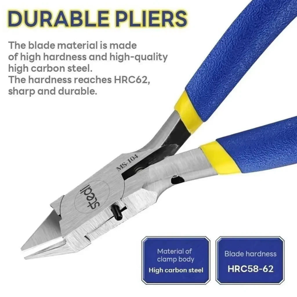 KUAIQU MS-104 Single Edged Model Pliers High Carbon Steel Precision Thin Blade Plier For Toy Assembly Craft DIY Accessories