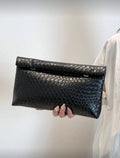 Fashionable Solid-Color Handbag, Large-Capacity Flap Magnetic Clasp Small Square Bag, Crocodile-Patterned Women's Bag, Multifunctional Evening Bag, Suitable for Women's Parties, Travel, Shopping, Animal-Print Women's Bag, Fas