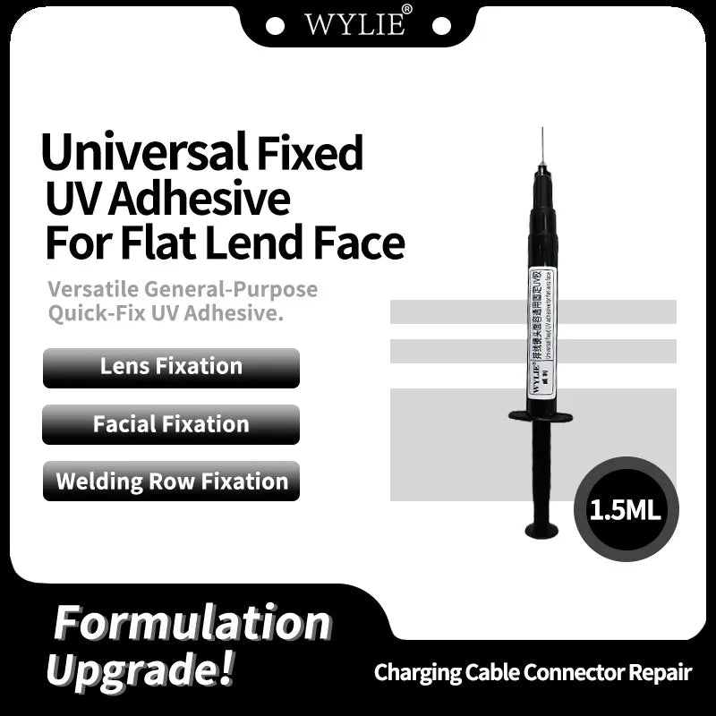 WYLIE 1.5ml Camera Anti-Shake Glue Universal Fixed UV Adhesive For Flat Lend Face For Phone Repair Liquid Tool