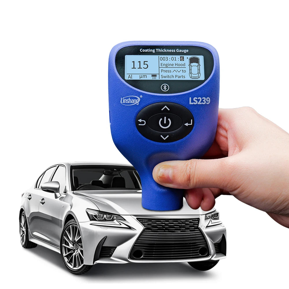 New Upgrade Car Paint Tester High Precision Paint Meter Professional Coating Thickness Gauge LS239