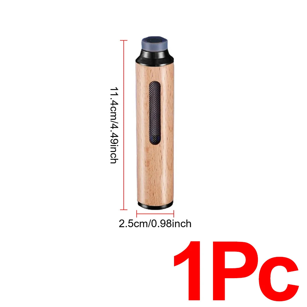 Portable Car Ashtray Easy Cleaning Splash-proof Multi-function Wooden Car Ashtray Detachable Car Office Smoking Accessories