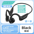 【Fast Ship】VG06 Bone Conduction Wireless Bluetooth Earphone TWS IPX5 Waterproof Gaming Earbuds Sports Headphones with Mic Headse