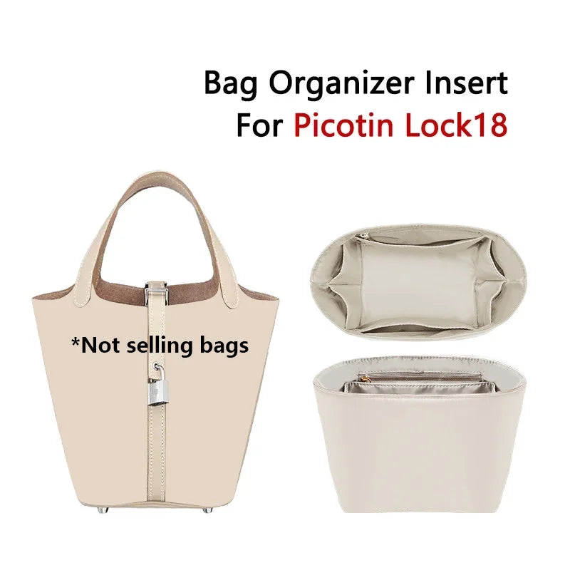 Lightweight Bag Organizer Insert For Picotin 18 22,Durable Storage Nylon Waterproof Bag Insert Bag Support Bag Accessories