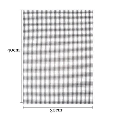BBQ Grill Mat Non-stick Barbecue Mat Reusable PTFE BBQ Grill Mat Mesh Grill Smoker Cooking Mat Grill Pad Liner BBQ Accessories