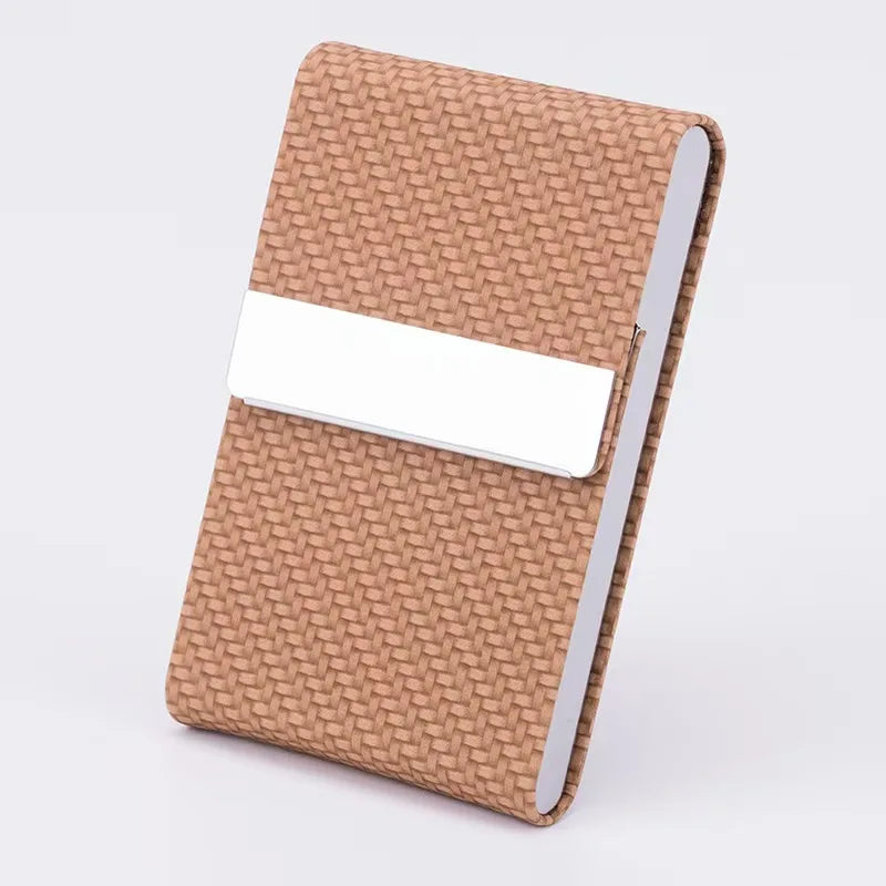 Slim 7 Slot Cigarette Case for Women I Automatic Pop-Up Mini Leather Holder l Shockproof Metal Core & Pastel Colors Gift Box