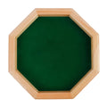 10.2 inch Wooden Dice Octagonal Dice Tray Board Game for Game Night Game Dice Party and Celebrations Party Supplies