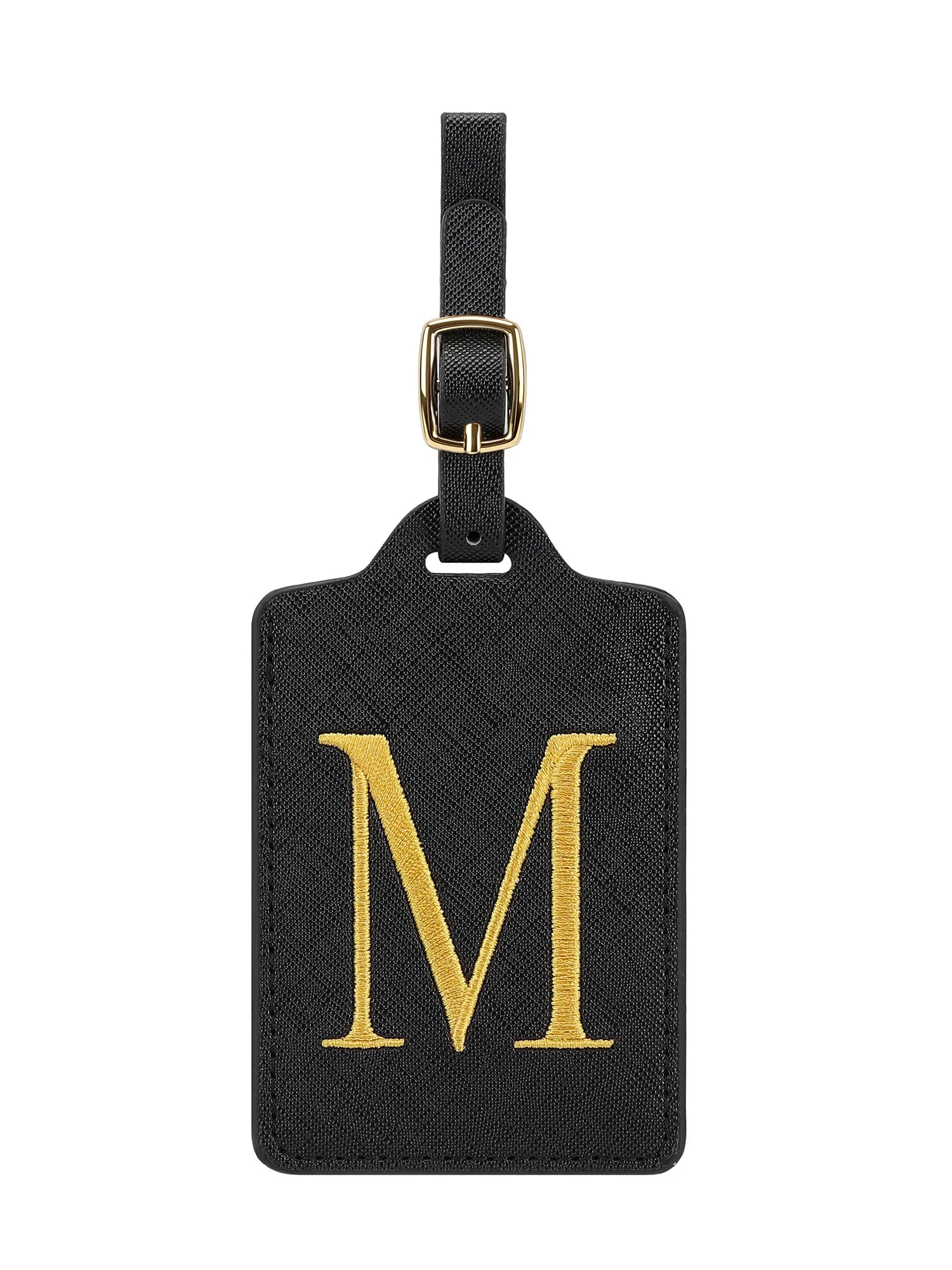 Premium Leather Business Luggage Tag Luggage Address Label Carry-on Luggage Label Name ID and Address Folder Travel Accessories