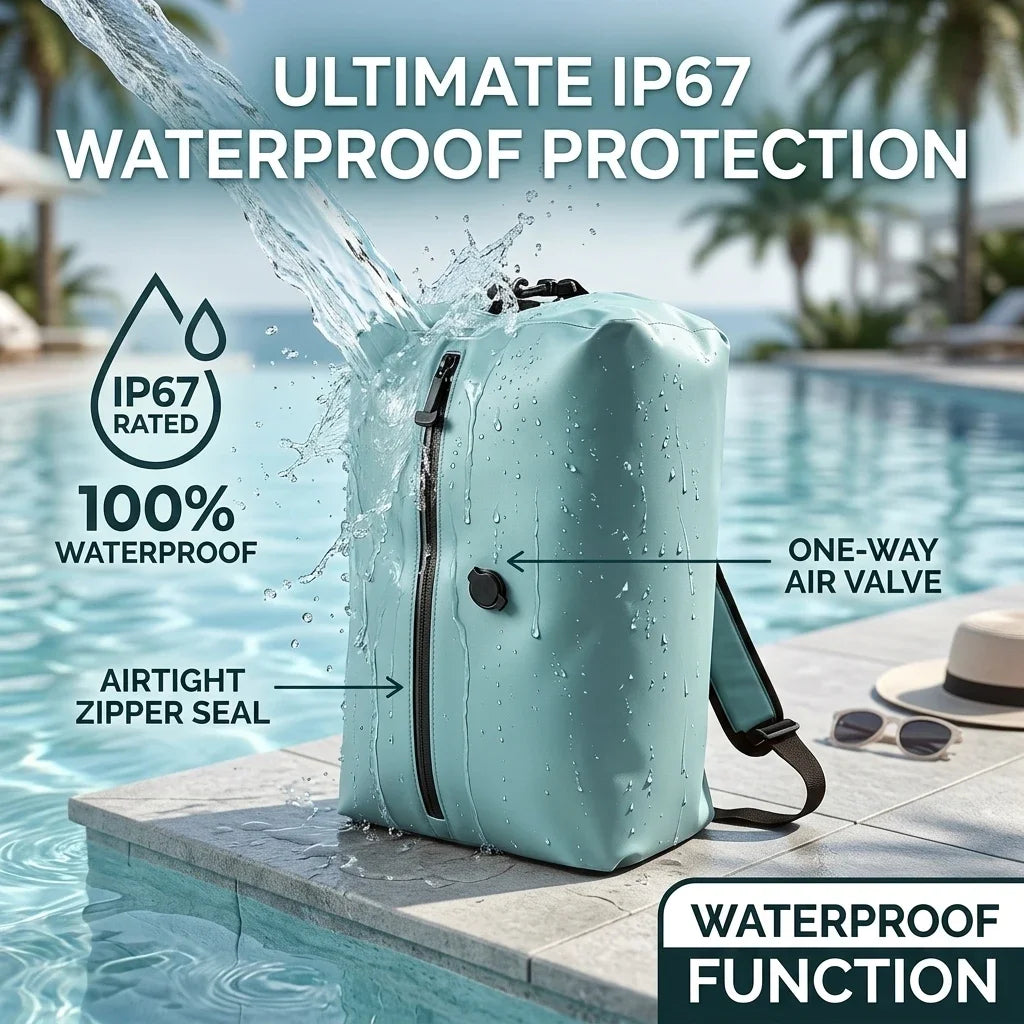 Vacuum Compression Seal Travel Bags PVC Nylon Water Repellent Clothes organizers storage  Reusable Space Saver Bag For Traveling