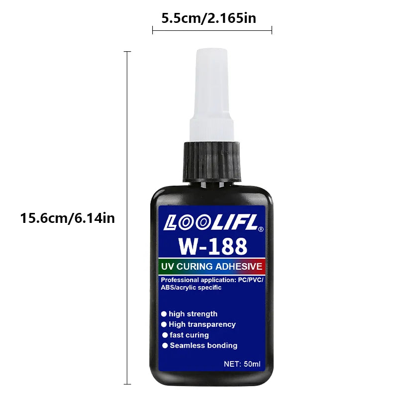 UV Resin Kit with Light,Fast Curing in Seconds, UV Glue Adhesive for Bonding Jewelry, Plastic, Glass Repair, Gloves, Storage Bag