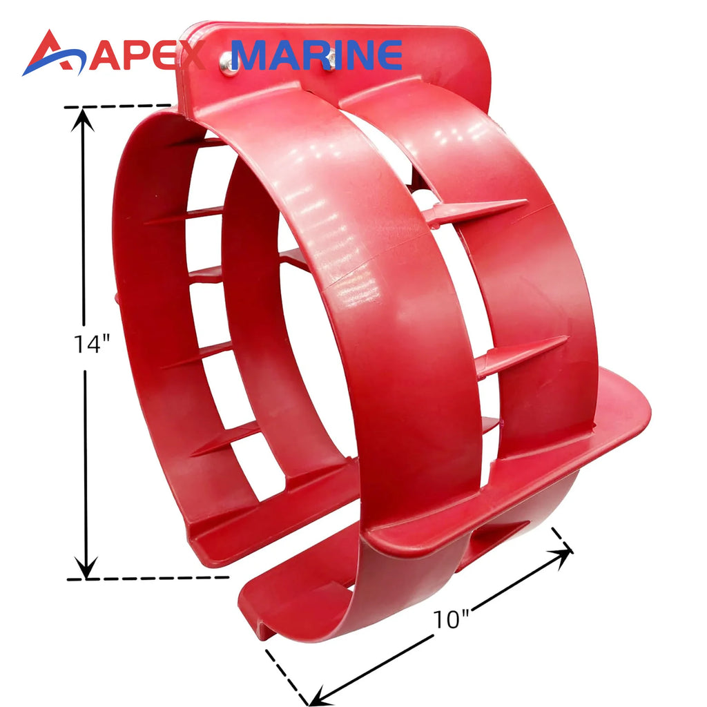 Outboard Propeller Safety Guard Propeller Protector for Most 9.9-120 HP Engine Shallow Water Fishing Boats Size 9 11 13 14 Inch