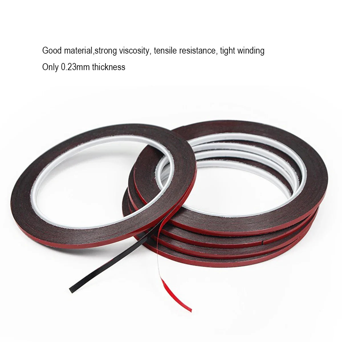 2mm Curved Phone Display Screen Frame Adhesive Tape for Samsung Huawei Xiaomi Strong Double-Sided Foam Tape Back Housing Repair