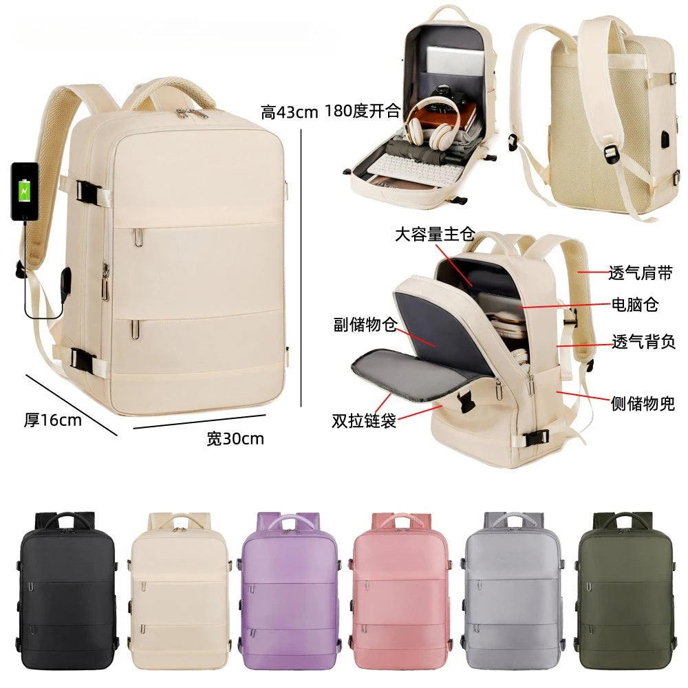Travel Boarding Backpack Easyjet, Wiz Air Multi Functional, Large Capacity, Lightweight, Leisure Computer Bag, Short Distance