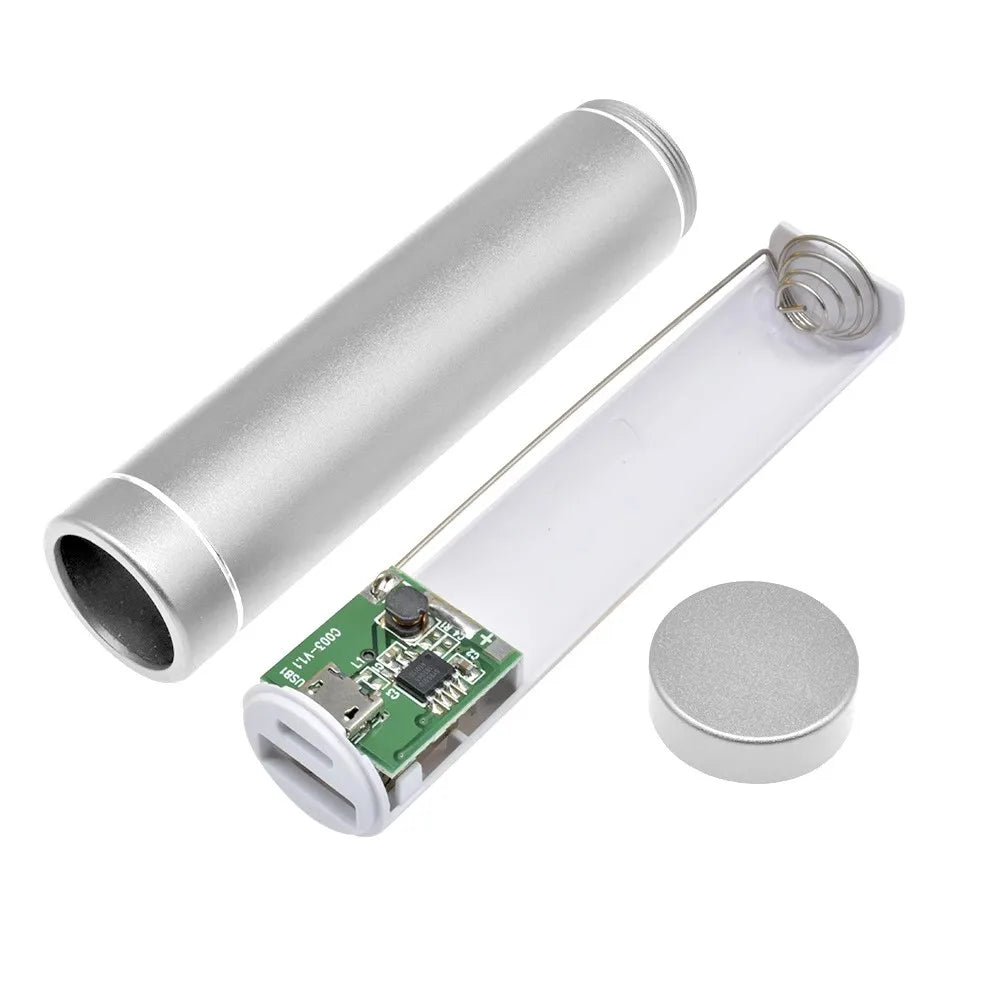 USB mobile power box welding-free 18650 battery charger DIY kit mobile power battery charging treasure box