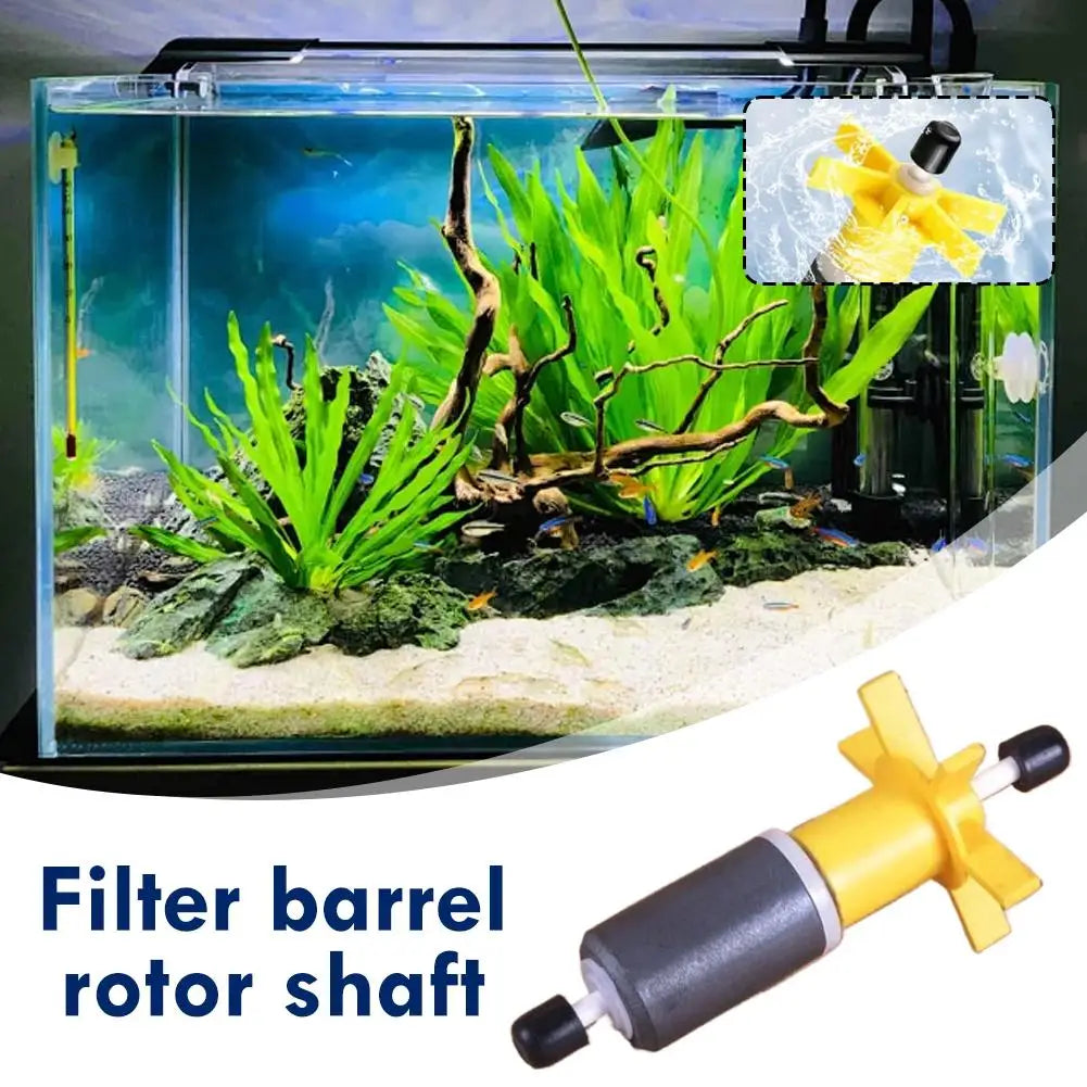 Filter Drum Rotor Shaft HW302/303/304 Plastic Fish Tank Water Tank Filter Shaft Wear-resistant Water Tank Filter Accessories