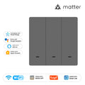 MOES Matter Tuya WiFi Smart Light Button Switch EU Verison Remote Control Work With Alexa Google Home Apple Homekit Smartthings