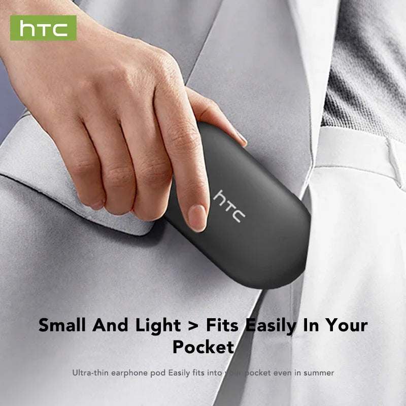 【HTC NE57】 Bluetooth V6.0 Earphones AI Translator Earbuds OWS Sport Wireless Headphones Comfort Earhooks Long Life with Mic