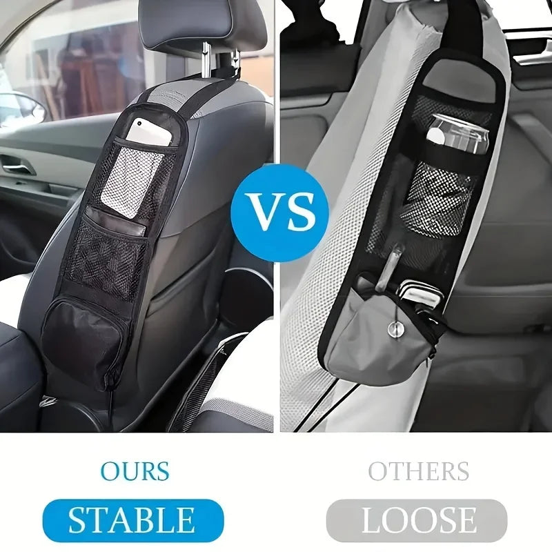 Car seat side storage hanging bag.