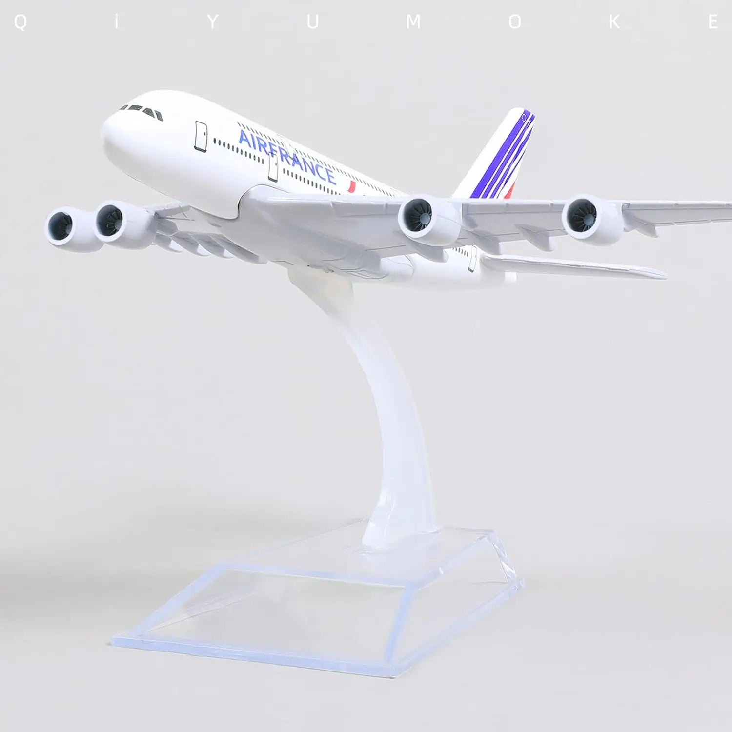 1/400 16cm France A380 Model Plane Diecast Metal Airplane Model kit  with Display Plane Stand Gift or Desktop Collection