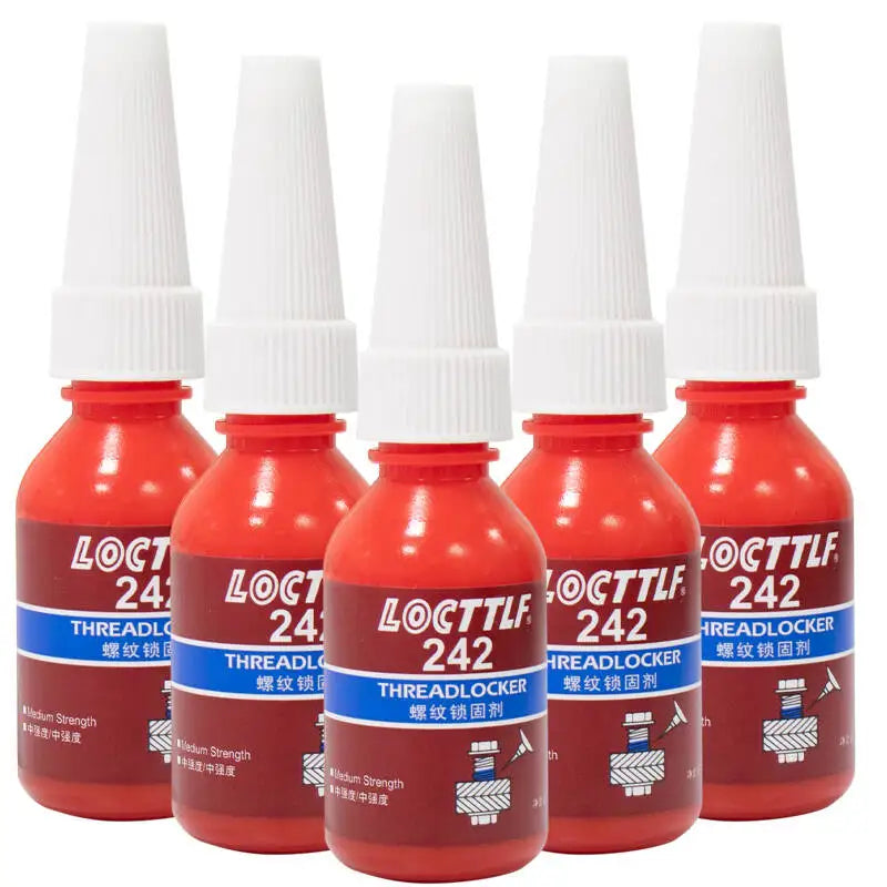 10ml Threadlocker 242 Blue Medium Strength Anaerobic Adhesive Anti-Rust Thread Lock & Seal For Hardware