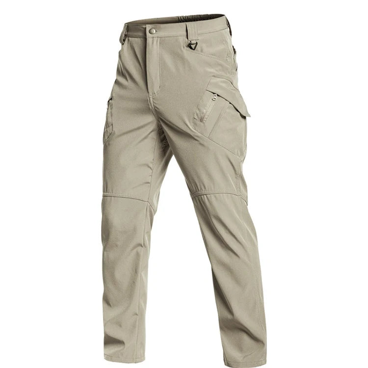 Men's Tactical Hiking Pants Spring Autumn Wear-Resistant Multiple Pockets for Camping Fishing Hunting Climbing Trekking