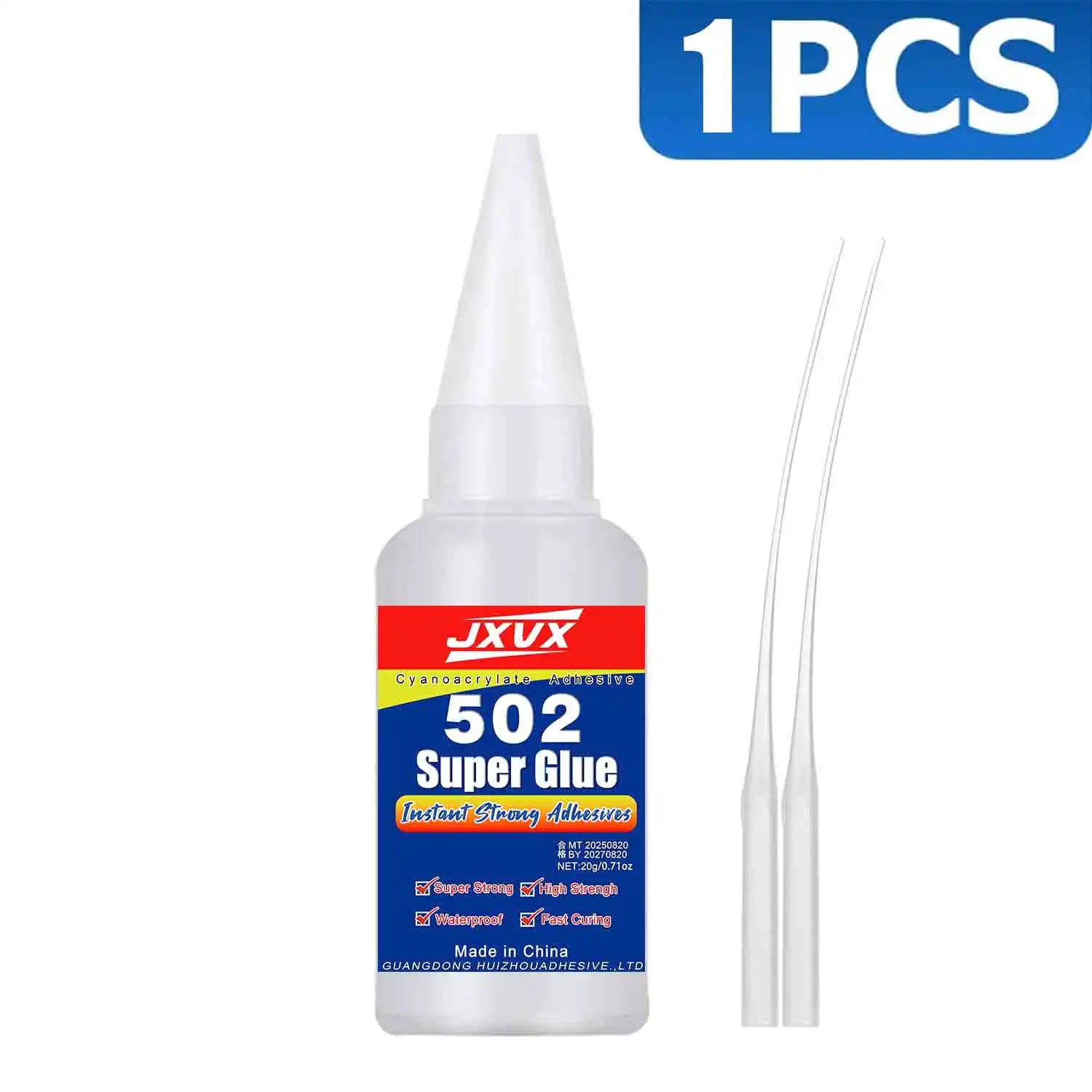 502 Super Glue 10.7oz, Clear Instant Medium Cyanoacrylate Adhesive Liquid for Woodworking Wooden Crafts Furniture Repairs, All Purpose Strong CA Glue for Metal Glass Plastic Ceramic Leather