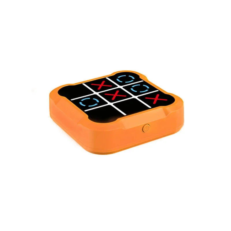 Portable Tic Tac Toe Board Game for Kids & Adults, Wooden XO Chess Set, Travel Tabletop Toy, Montessori Puzzle for Family Party