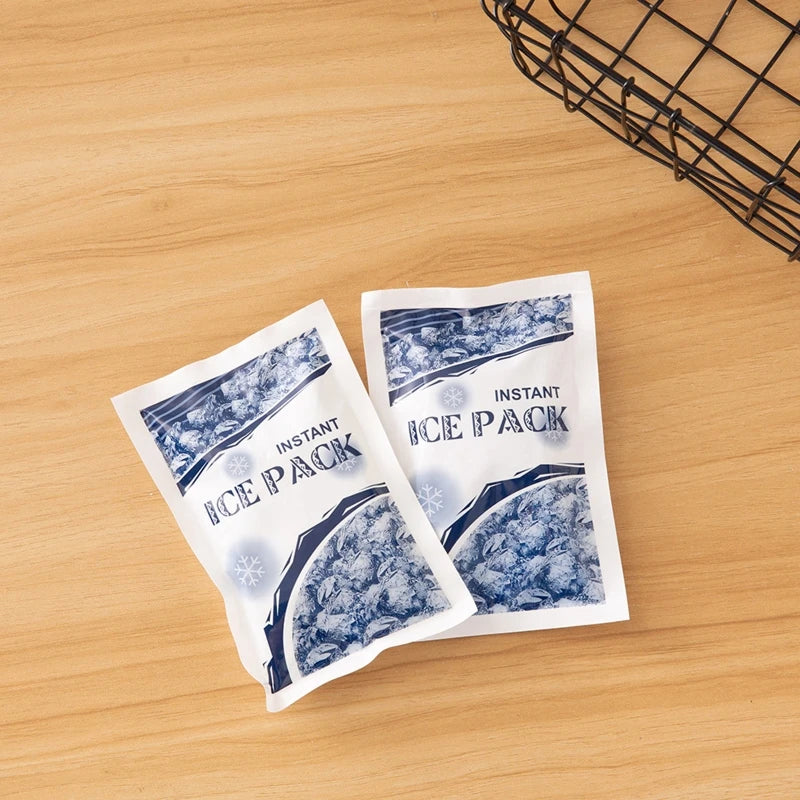 100g Disposable Ice Bag Ice Pack Instant Cooling Speed Cold Ice Bag Sunstroke Outdoor Emergency Survival for Sports