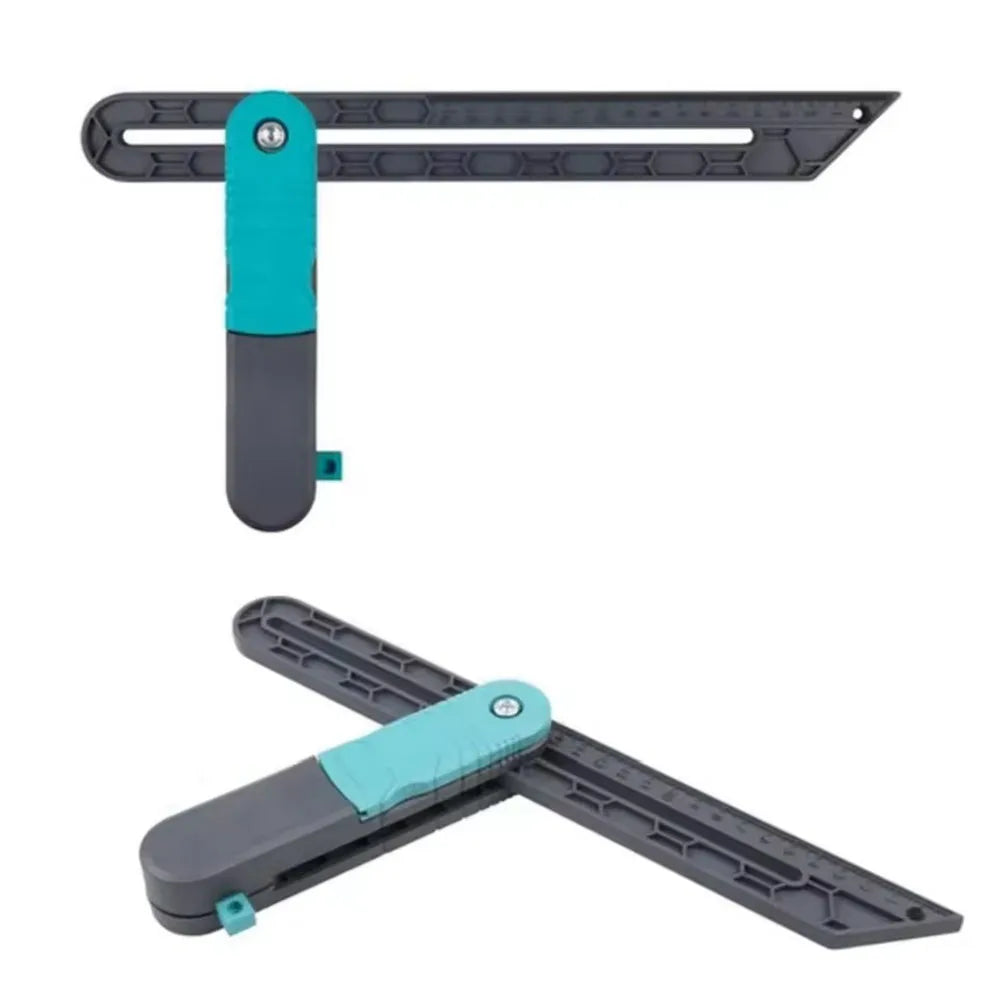 Angle Rulers Tri Square Irregular Sliding T-Bevel Gauge with Lock, Level Measuring Tool Carpentry Marking DIY Project Protractor