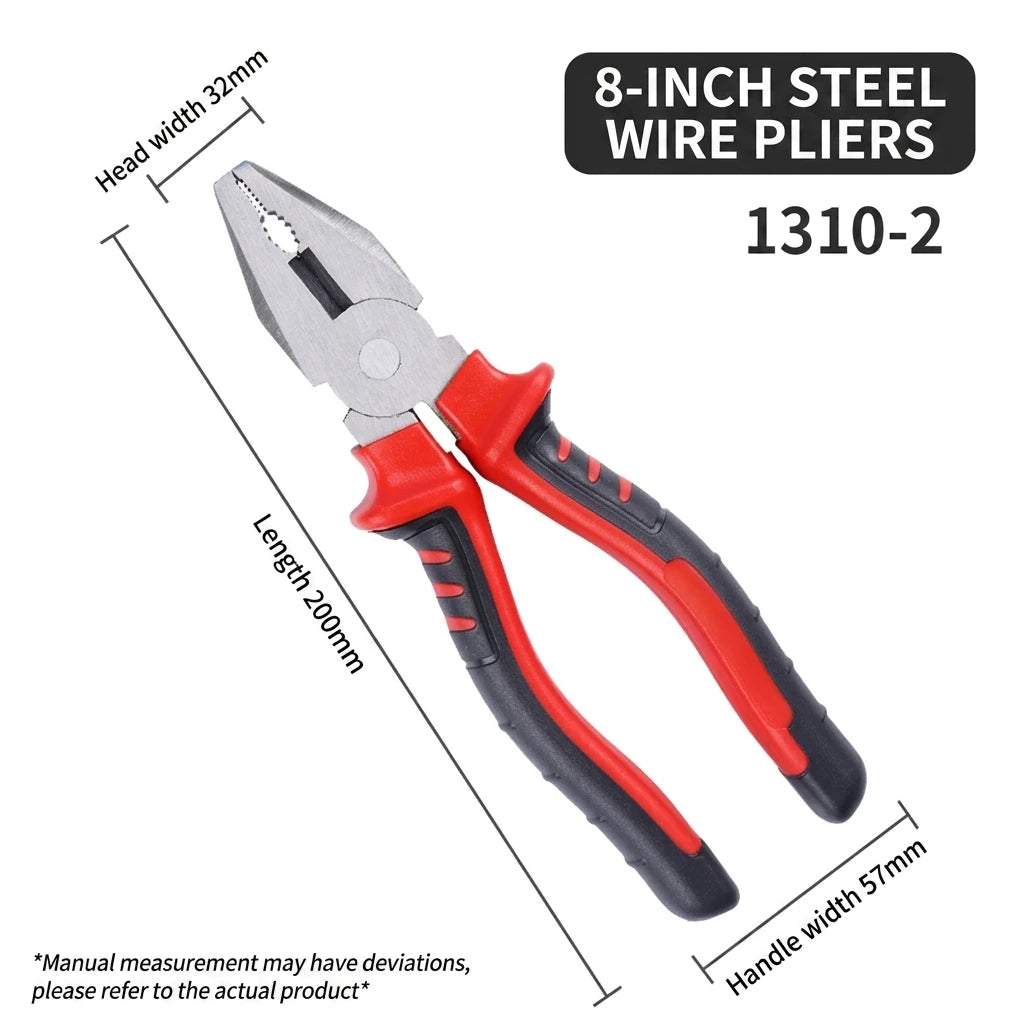 Heavy Duty Electric Wire Pliers Large Opening Multifunction Tool Cutting Twisting Gripping Metal Wire Cutter