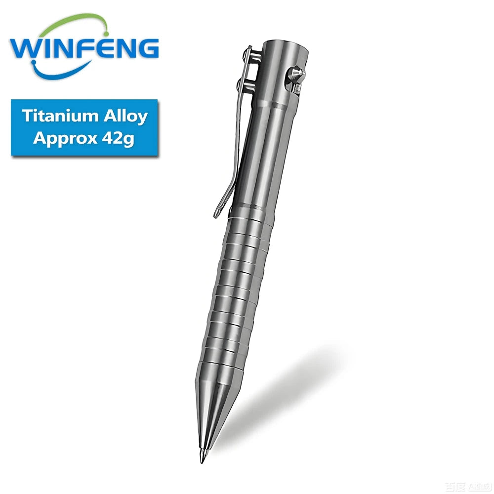 High Quality Metal Self Defense Tactical Pen Bolt Action Business Signature Ballpoint Pen Emergency Glass Breaker Survival Kits