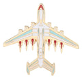 6pcs aircraft enamel brooch badge metal badge jewelry gift for friends and children