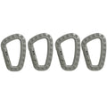 4Pcs Tactical Carabiner Clip Set Outdoor Steel Hook Camping Lock Daily Key Chain Keychain Buckle Backpack Bag Karabiners