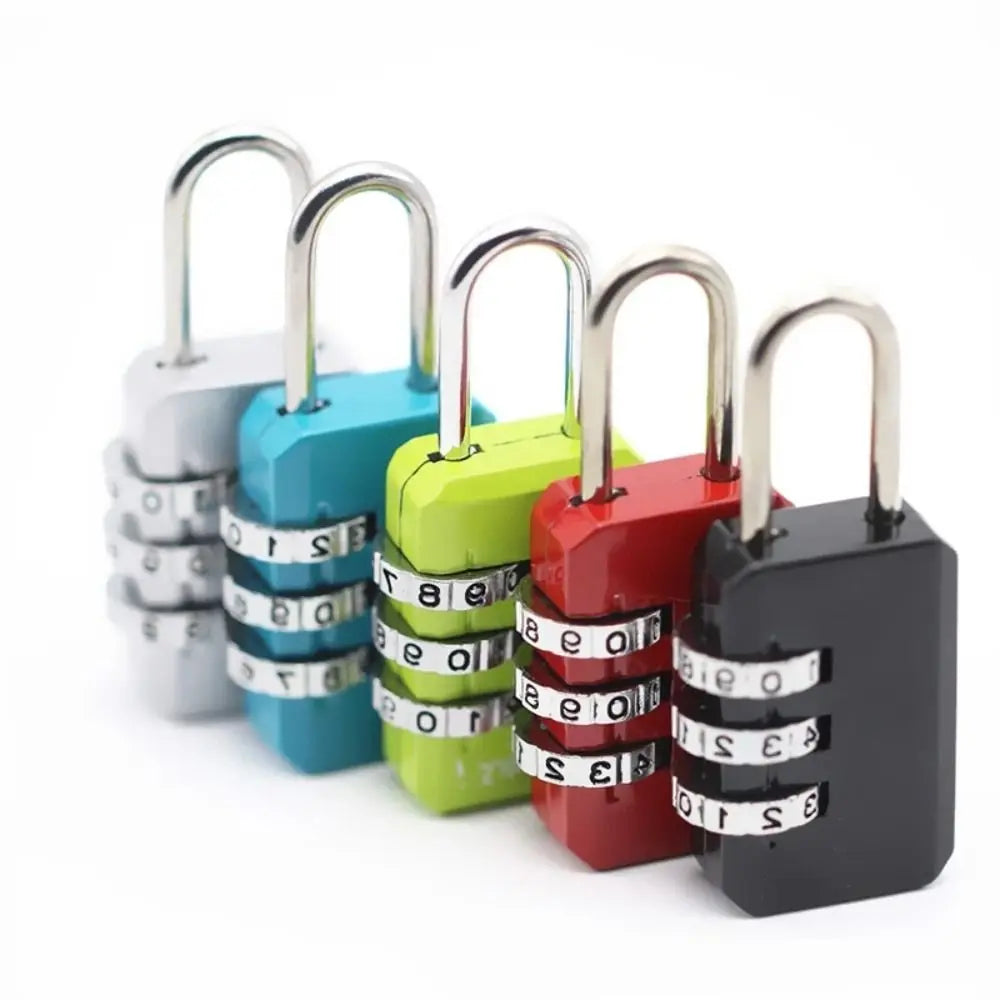 3 Dial Digit Number Combination Travel Security Protect Locker Suitcase for Luggage/Bag/Backpack/Drawer Small