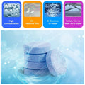 Effervescent Auto Glass Cleaner Tablets for BMW/Audi/Toyota – Windshield Wiper & Toilet Stain Remover, Universal Car Care