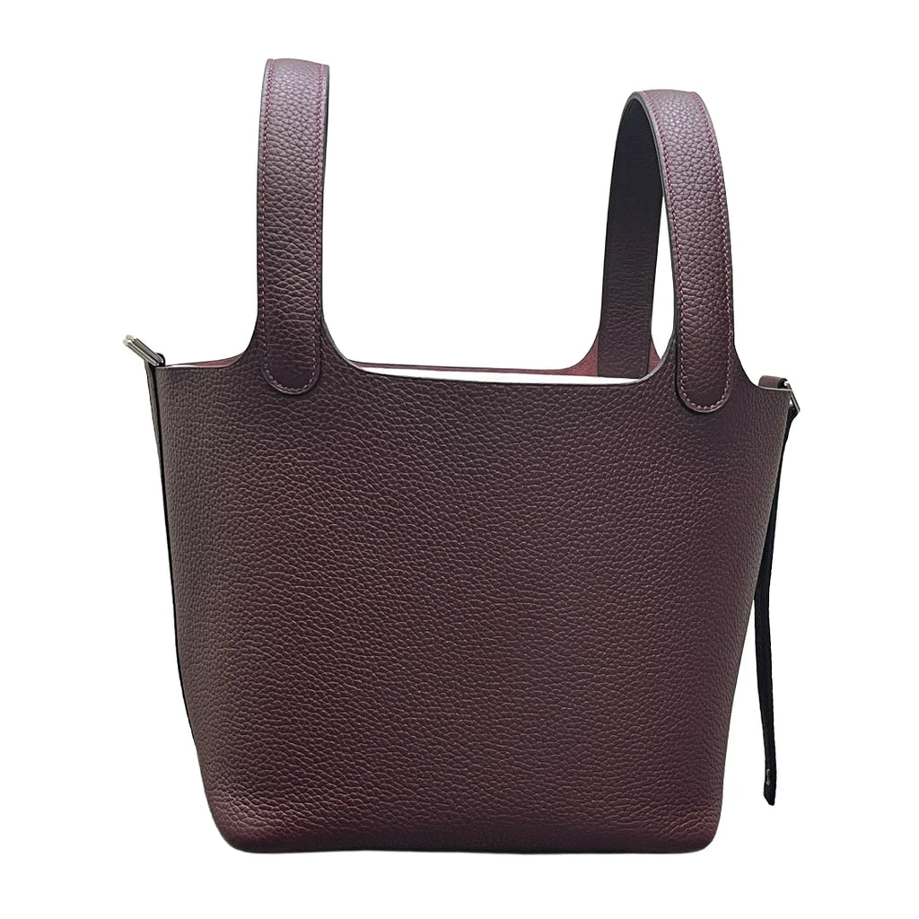 Mendy 22 CM Large size Top Quality Bucket Bags Women's Bag Lady Luxury Designer High End Bag TC Cowhide Golden Sliver