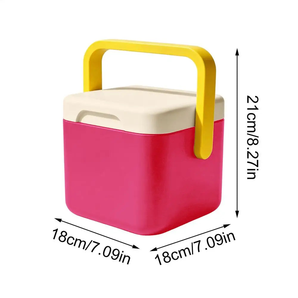 Cooler for Camping Insulated Cooling Case Fit 12 oz Can Portable Cooler with Handle for Office Beach Picnic Party Delivery Bar