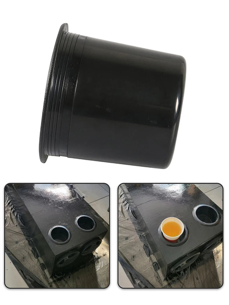 Recessed Drop In Cup Water Drink Can Mount Caravan Car Cup Insert Holder Recessed Cup Storage Holder for Marine Boat Yacht Truck