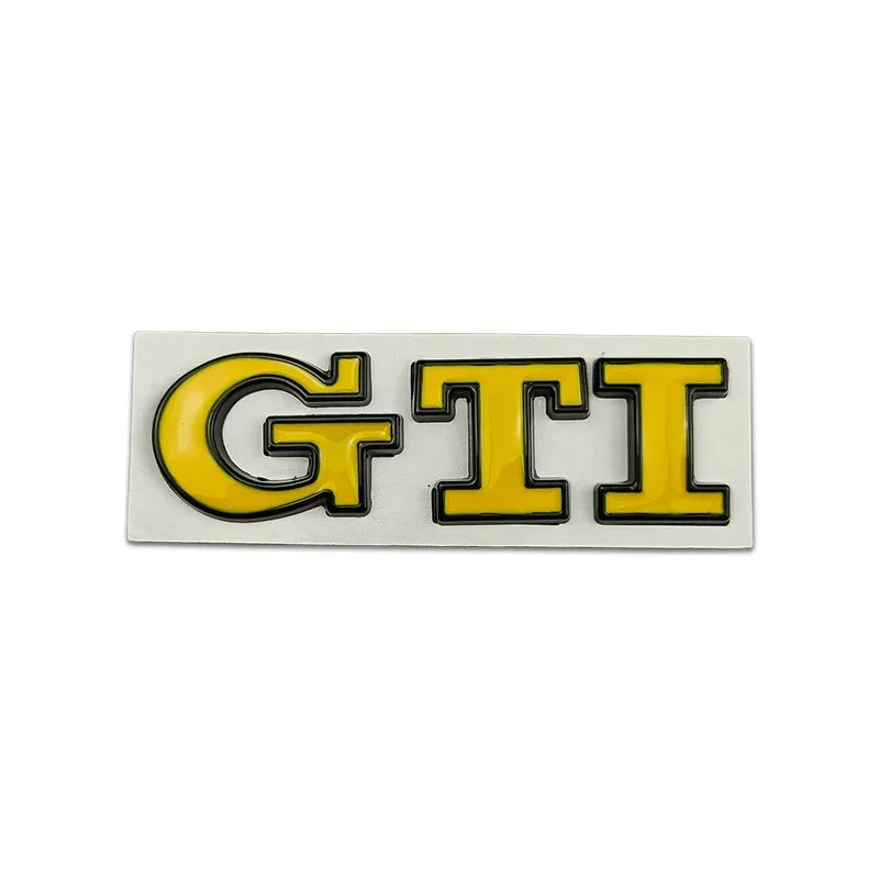 Metal Car GTI Logo Rear Trunk Emblem Stickers Decals for Volkswagen Golf 4 5 6 7 8 Passat Jetta Polo Touareg GTD GLI Touran