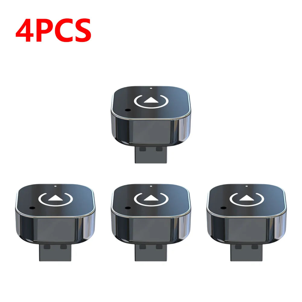 1-5pcs Wireless CarPlay & Android Auto Adapter Smart USB Dongle Auto Connect Plug Play for iPhone and Android Factory Wired Cars