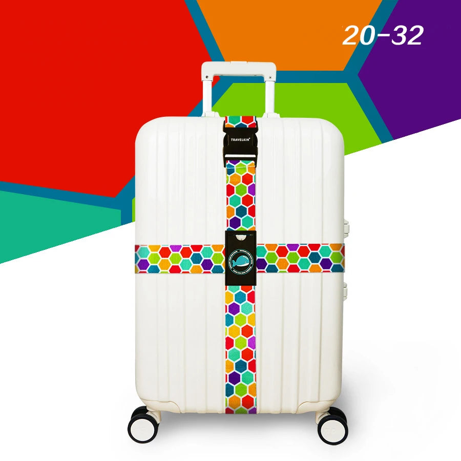 Anti-theft Luggage Buckle Cross Strap Adjustable Bundling Packing Baggage Belt Cross Strap Suitcase Belts Bag Part Accessories
