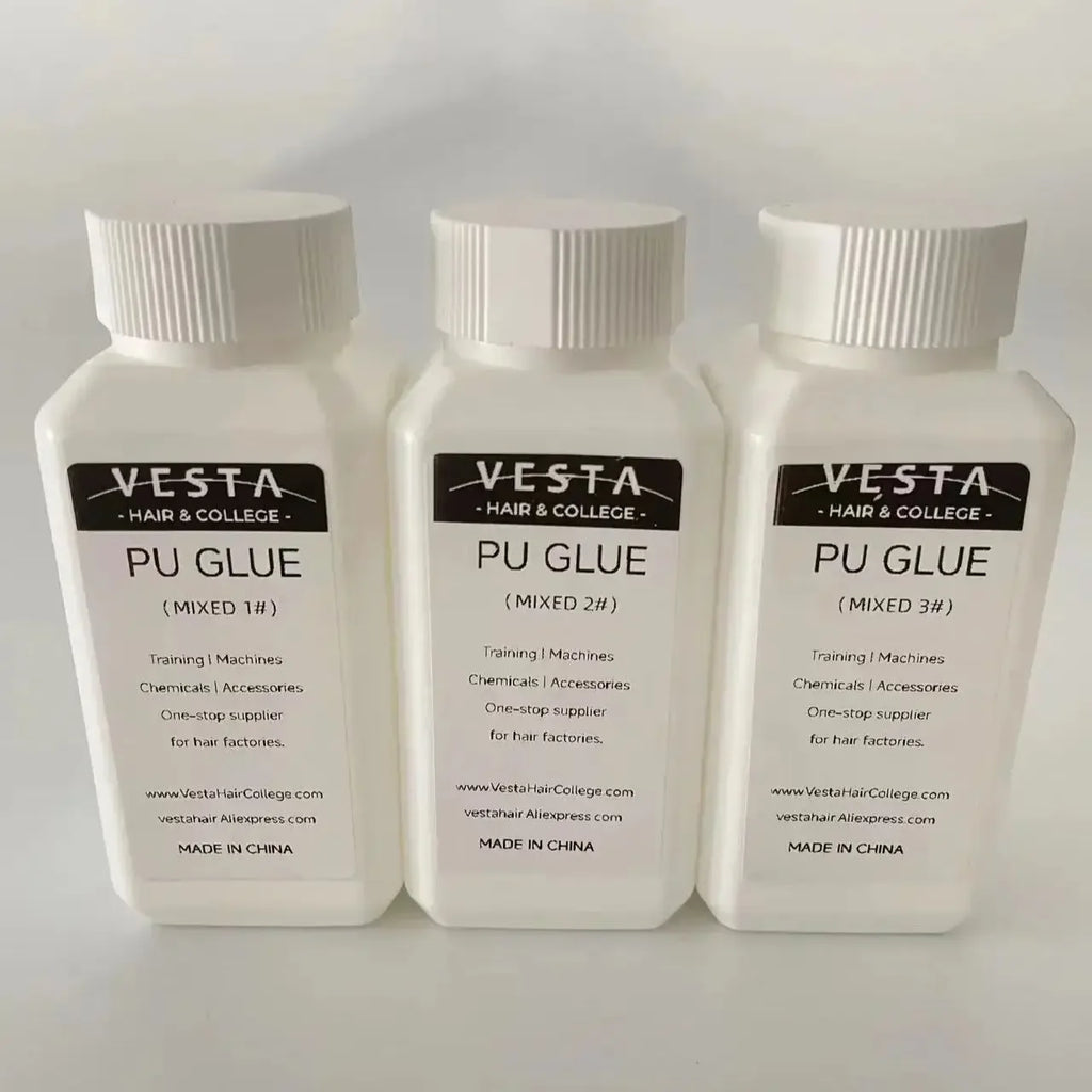 Mini Bottle Pu Glue Mixed Ready For Making Tape Hair Extension Toupee Topper