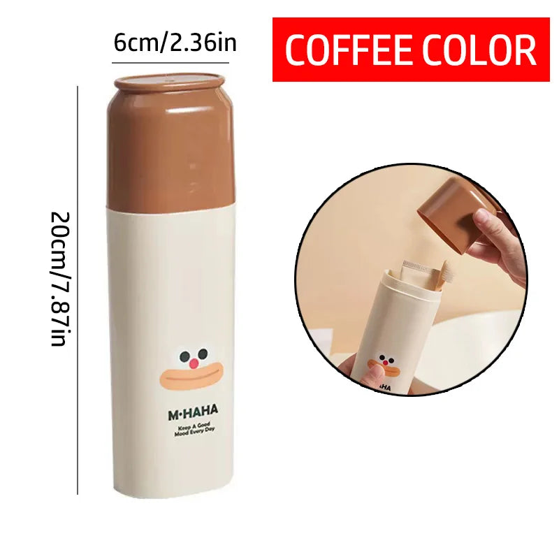 Cartoon Cute Toothbrush Box, Travel Container, Toothbridge Storage Box, Suitable for Personal Care and Home Furnishings