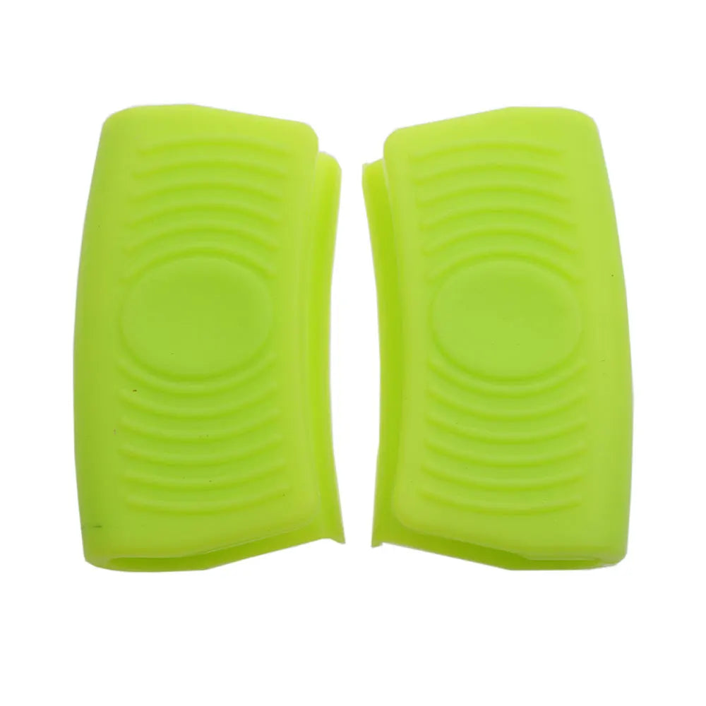 JCD 1Pair Silicone Insulated Pot Ear Clips Grip Silicone Pot Holder Sleeve Pot Glove Pan Handle Cover Grip Kitchen Tools