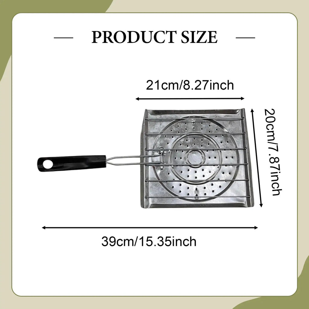 Camp Cookware Stovetop Toaster Grilling Bread Toast Rack Portable Kitchen Tray for Hiking Cooking